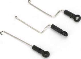 Blade Servo Pushrod Set with ball link: 3pcs: mCP X