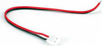 JR Battery Lead w/Wire(White):B954