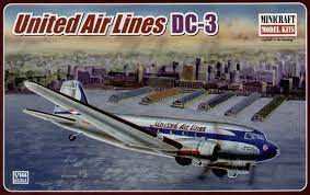 Minicraft 1/144 United Air Lines DC-3