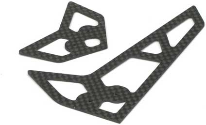 Blade Stabilizer/Fin Set, Carbon Fiber: B400