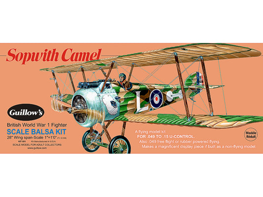 Guillow's 1/12 Sopwith Camel Model Kit