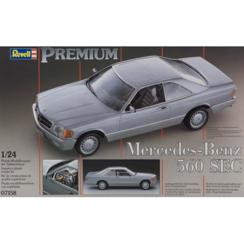 Revell  1/24 Mercedes Benz 560 SEC Premium
