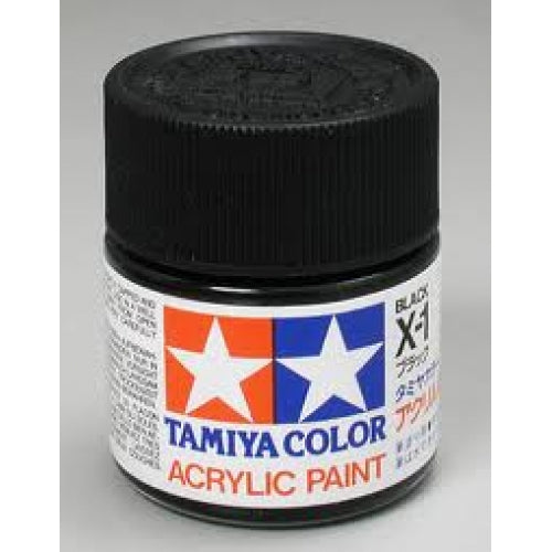 Tamiya X-1 Black Acrylic mini 10mL