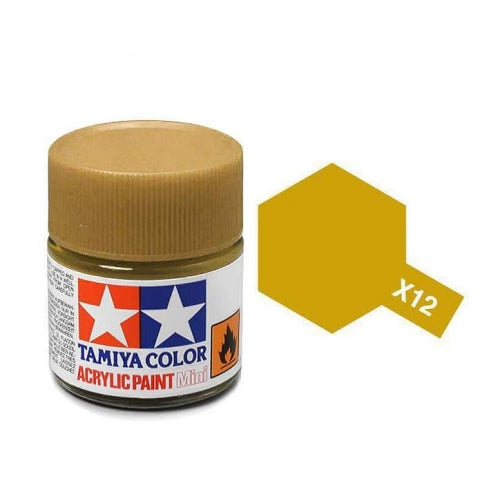 TAMIYA X-12 GOLD LEAF ACRYLIC MINI 10ML