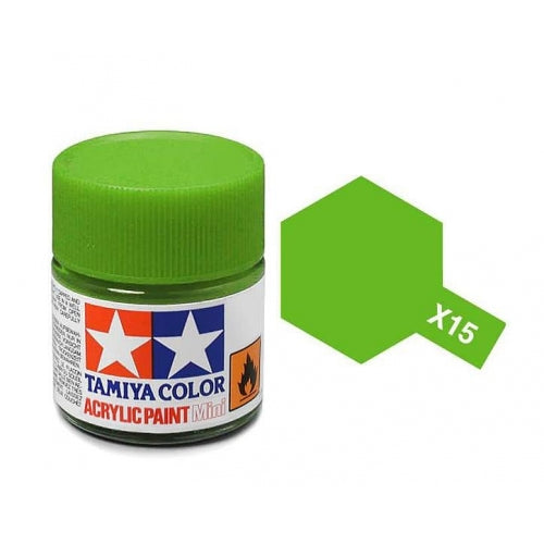 TAMIYA X-15 LIGHT GREEN ACRYLIC MINI 10ML