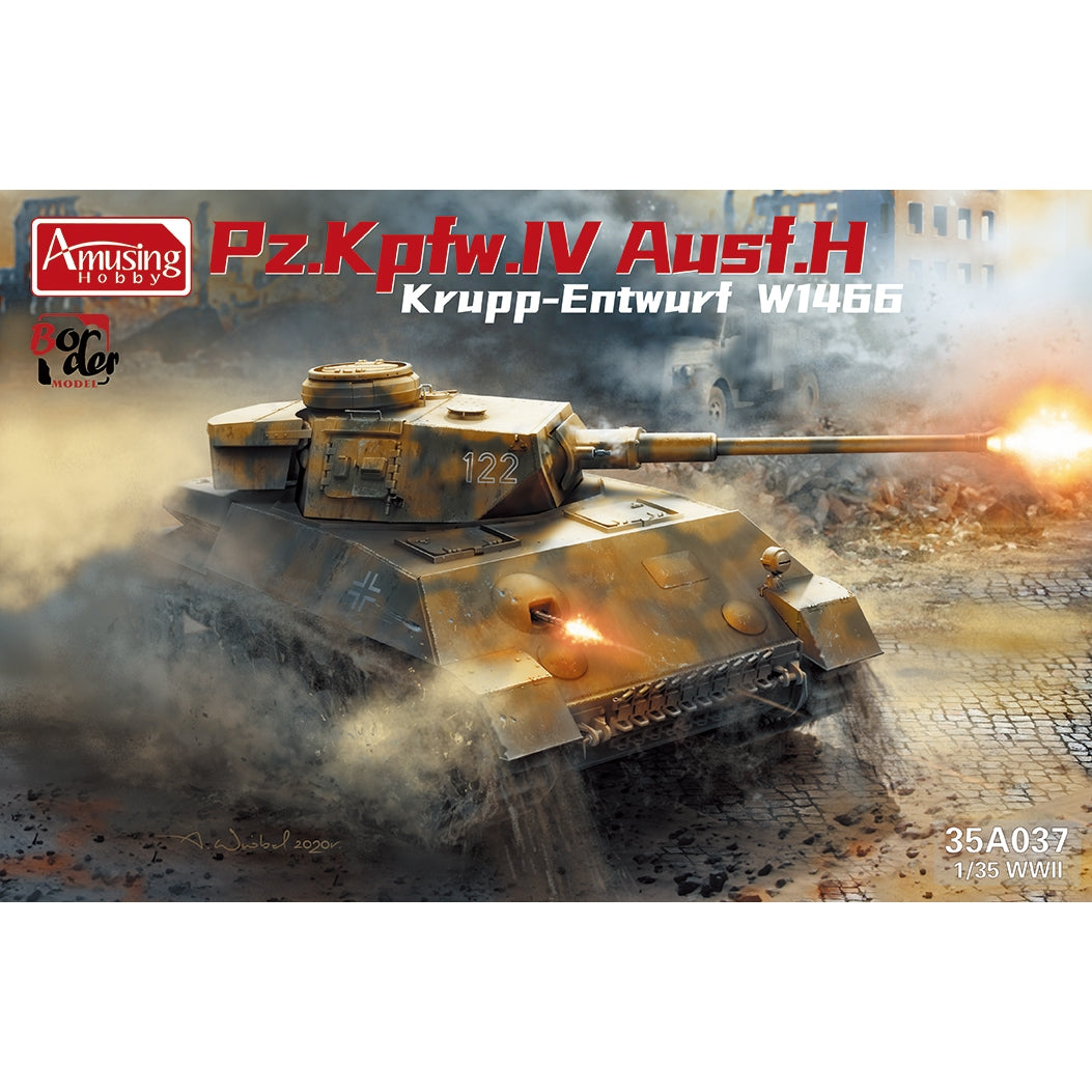 Amusing Hobby 1/35 Panzer IV Ausf.H Krupp-Entwurf