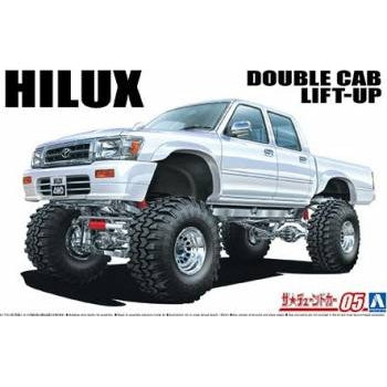1/24 Toyota LN107 Hilux Pickup Double Cab Lift Up '94 By AOSHIMA