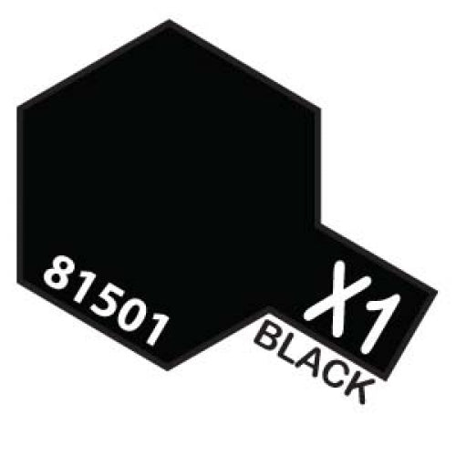 Tamiya X-1 Black Acrylic mini 10mL