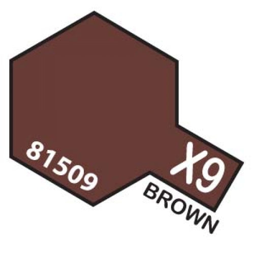 TAMIYA X-9 BROWN ACRYLIC MINI 10ML