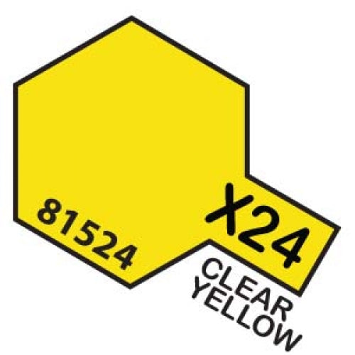 TAMIYA X-24 CLEAR YELLOW ACRYLIC MINI 10ML