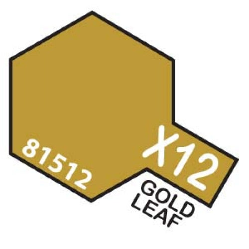 TAMIYA X-12 GOLD LEAF ACRYLIC MINI 10ML