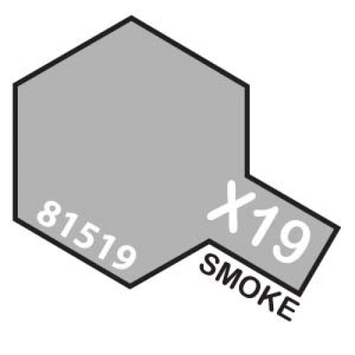 TAMIYA X-19 SMOKE ACRYLIC MINI 10ML