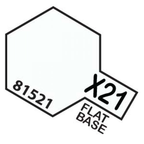 TAMIYA X-21 FLAT BASE ACRYLIC MINI 10ML