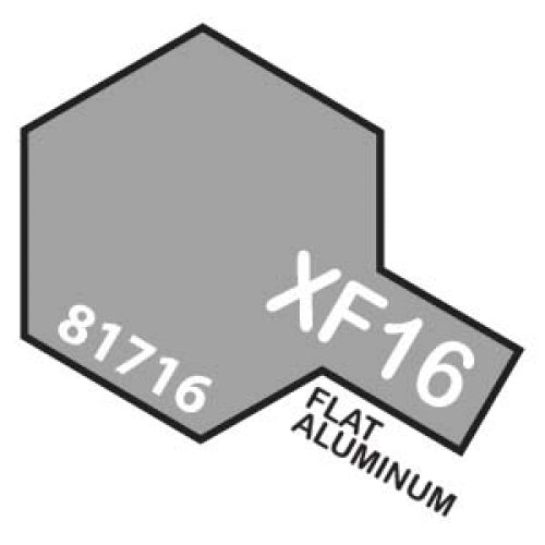 TAMIYA XF-16 FLAT ALUMINUM ACRYLIC MINI 10ML