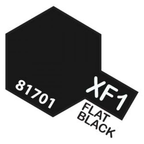 TAMIYA XF-1 FLAT BLACK ACRYLIC MINI 10ML