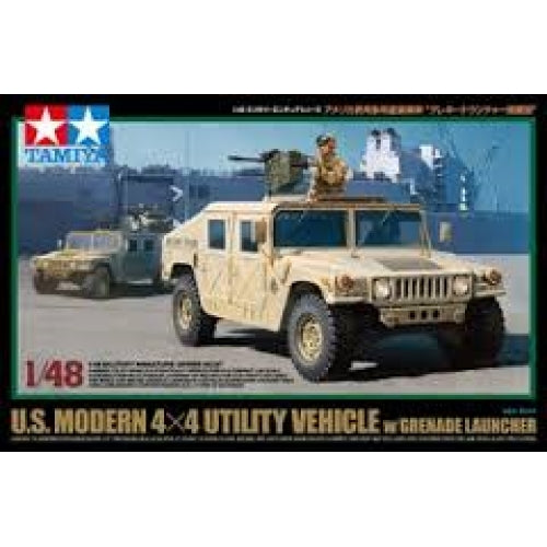 Tamiya 1/48 US Modern 4x4 Utility Vehicle with grenade launcher