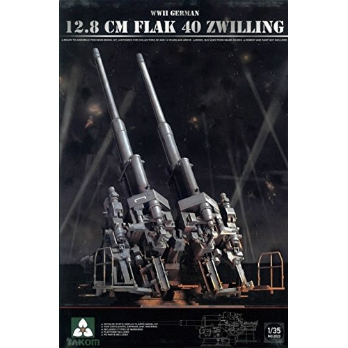 Takon 1/35 WWII 12.8 cm Flak 40 Zwilling