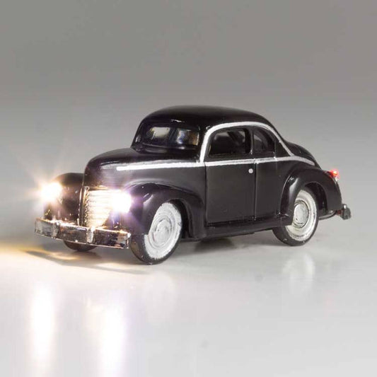 Woodland Scenics - Just Plug® Lighted Vehicle -- Midnight Ride (black) - N - JP5611