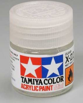 TAMIYA X-22 CLEAR ACRYLIC MINI 10ML