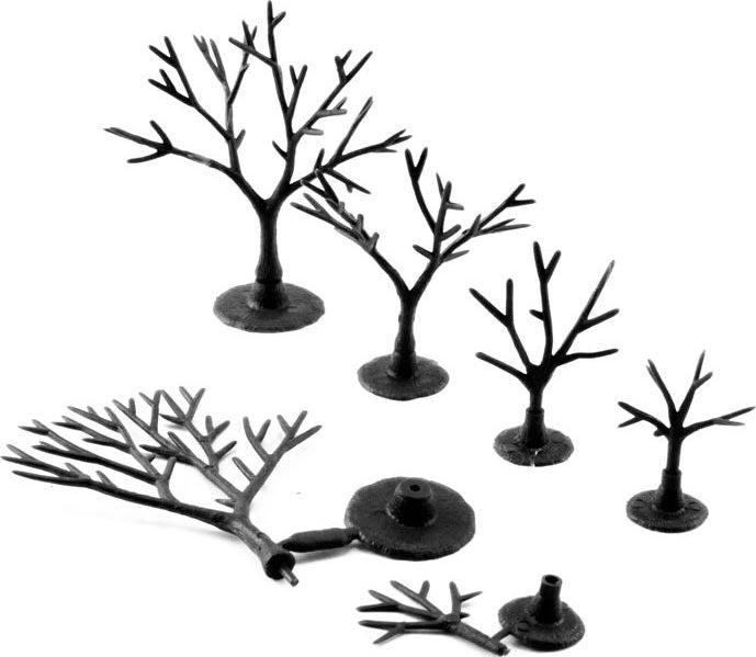Deciduous Tree Armatures 3/4"-2" (114) By WOODLAND SCENICS
